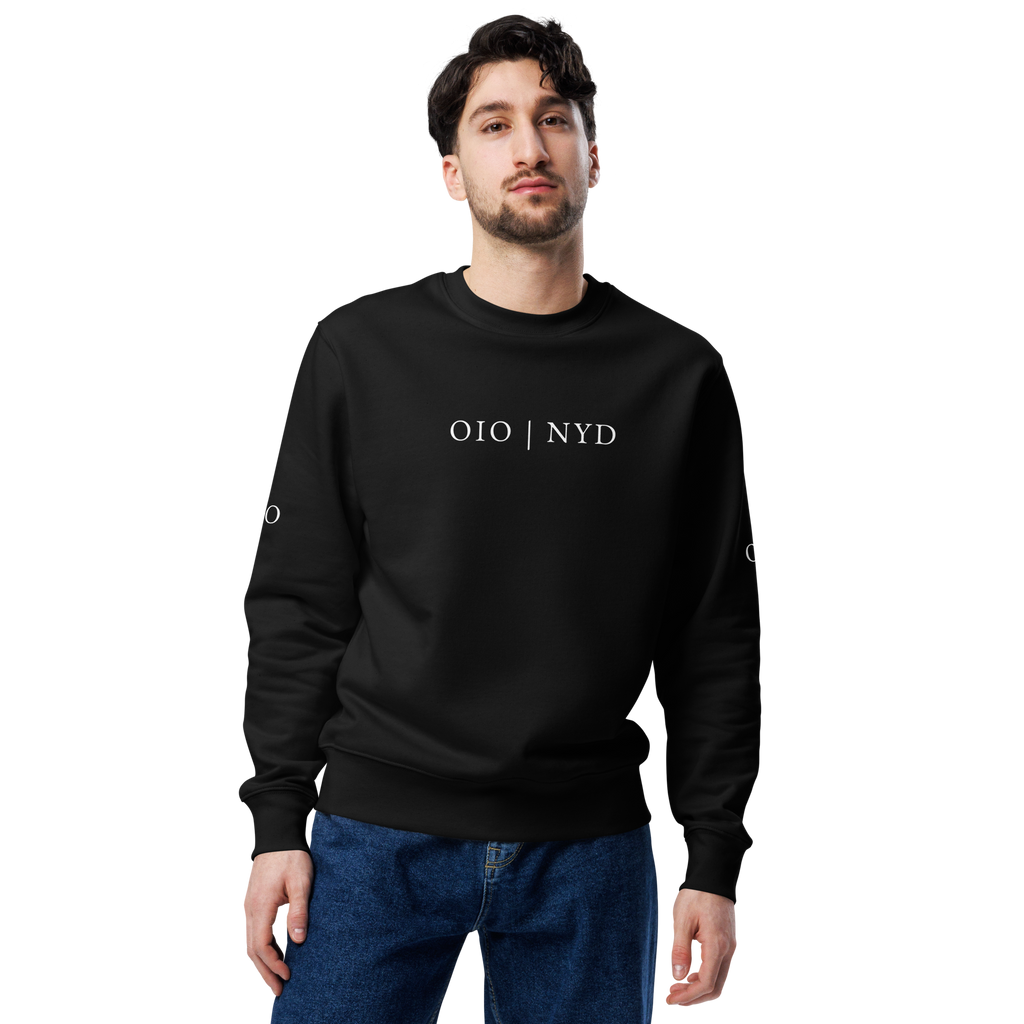 OIO | NYD — The Stillness Sweatshirt. Unisex 100% Organic Cotton Sweatshirt
