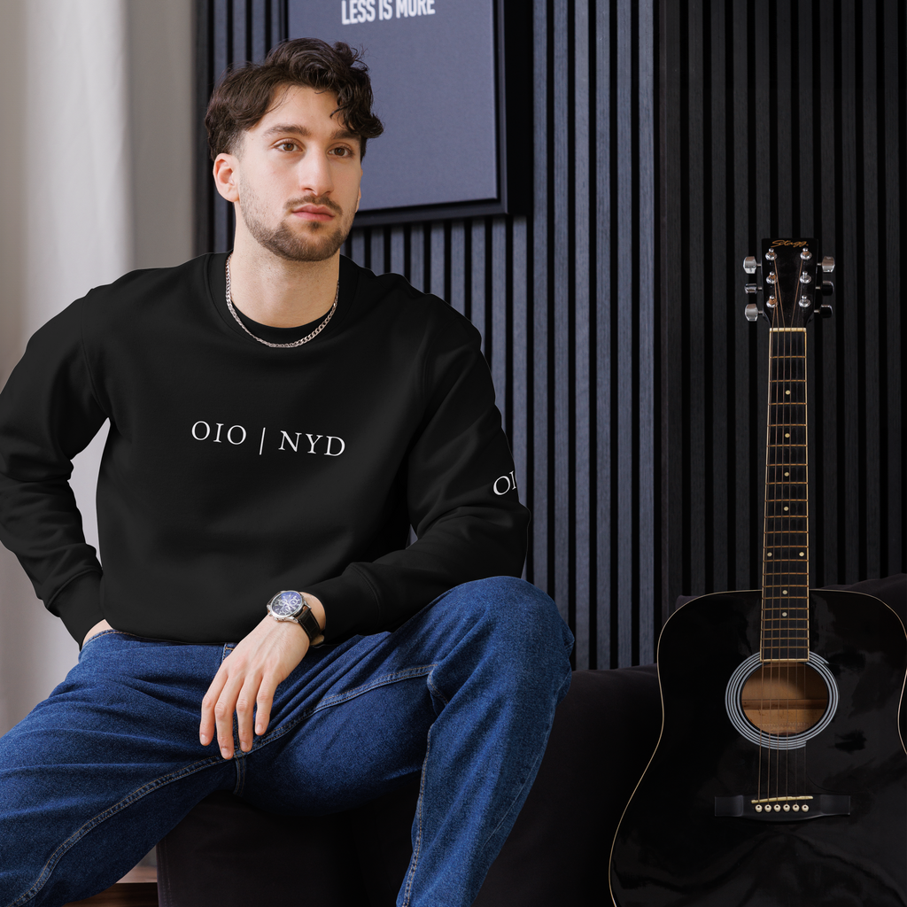 OIO | NYD — The Stillness Sweatshirt. Unisex 100% Organic Cotton Sweatshirt