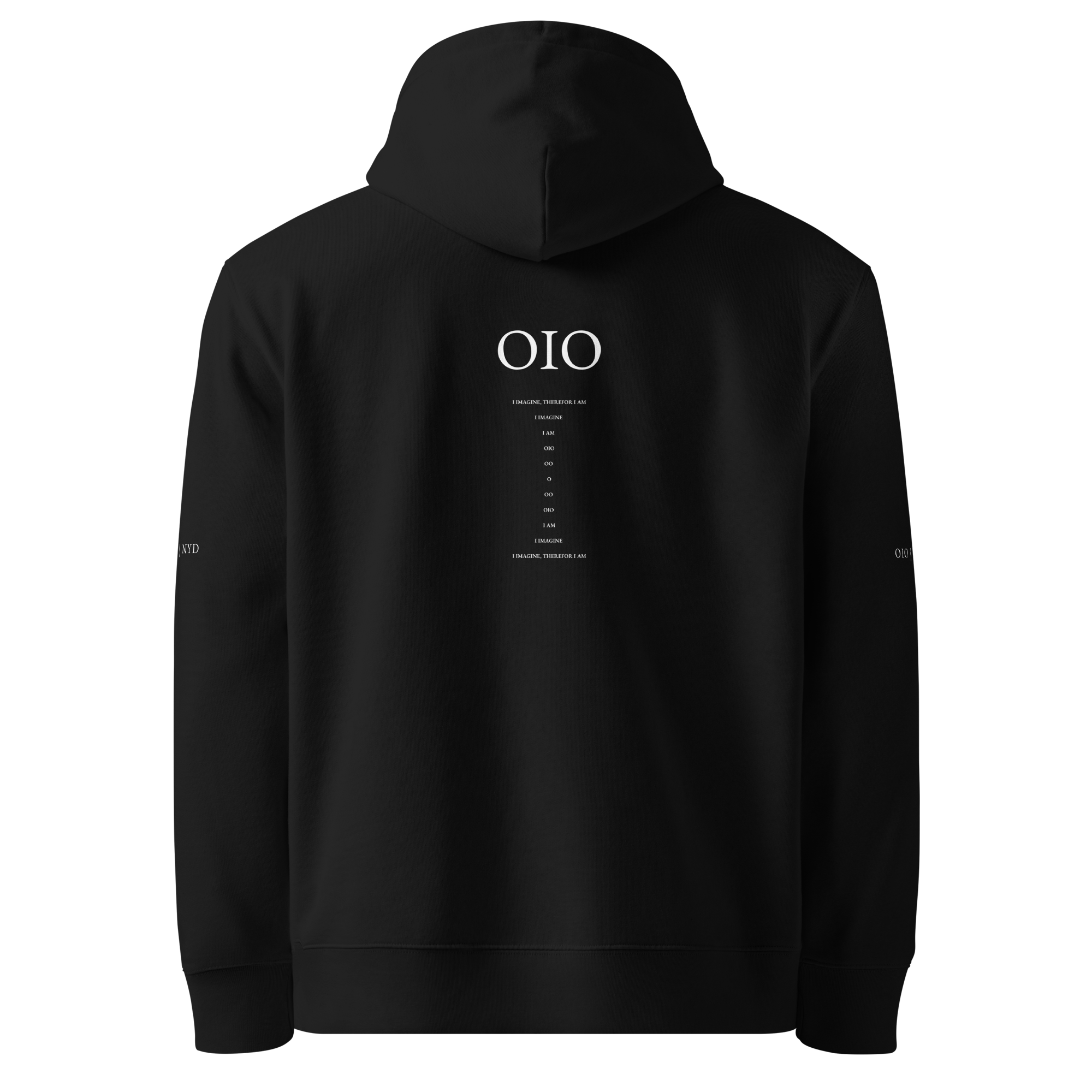 OIO | NYD — The Manifesto Hoodie. Unisex 100% Organic Eco Hoodie